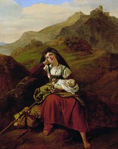 Onneton äiti, 1834
